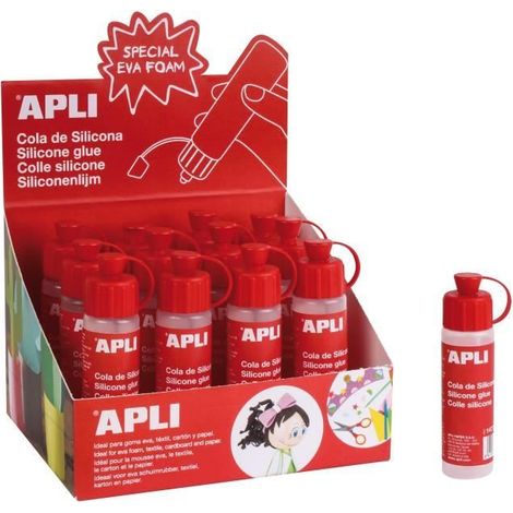 APPLI Présentoir 12 Bouteilles de Colle silicone - 25 ml