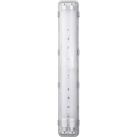 Reglette da 60cm 2x8W 1400lm Freddo Led Impermeabile (1/5)