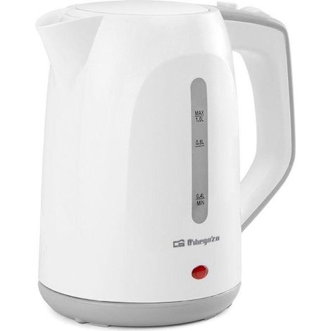 Orbegozo KT 5011 Elektrischer Wasserkocher weiß 1L 1100W