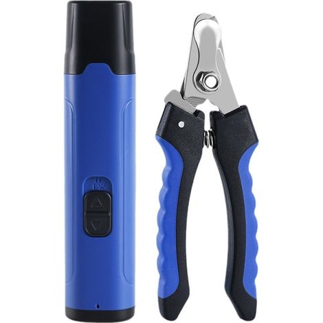 Broyeur à Ongles pour Chien avec lumière LED, Coupe-Ongles électrique pour Animaux de Compagnie,Soins sécuritaires des Griffes de Chien  Coupe-Ongles Ergonomique pour Animaux de Compagnie