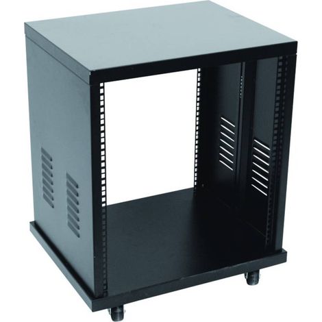 Rack 19 pouces 12 UH Omnitronic SR-19 acier avec roulettes