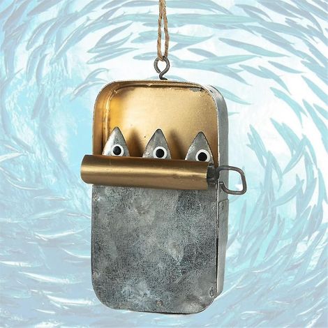 Boîte de sardines décorative à suspendre, charmante petite boîte de sardines, mini boîte de sardines D (1/5)