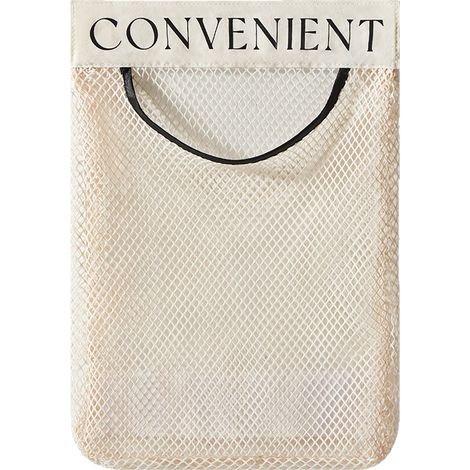 Support de sac poubelle de grande capacité, sacs en maille suspendus, organisateur de fruits mural, outils de rangement, filet d'accessoires d'armoire de cuisine (1/4)