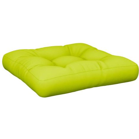Dessous de plat vert vif, dimensions 50x50x12 cm, en tissu.