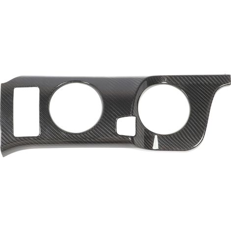 Garniture porte-gobelet en Fiber de carbone pour Console centrale, couverture de cadre d'eau, autocollant de décoration intérieure pour Fairlady Z RZ34 400Z 2022 + (1/5)