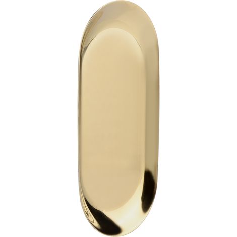 Plateau de rangement design nordique en acier inoxydable doré, taille S, pour cosmétiques, bijoux, gâteaux, bureau et maison (1/5)