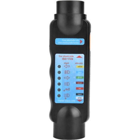Connecteur de remorque 12V 7 broches Câblage plug-and-play Compatible voitures commerciales et remorques Testeur inclus (1/5)