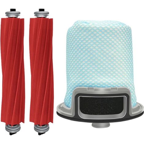 3-teiliges Ersatzteilset für Xiaomi Roborock T7 S7 T7 Plus Staubsauger: Waschbare Hauptwalze, Bürste und Filter. (1/4)