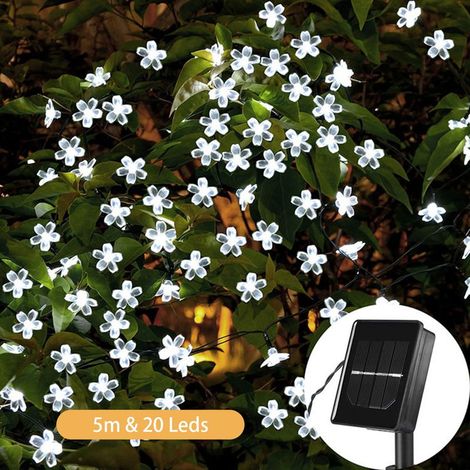 Solar String Lights Christmas Party Garden Outdoor Waterproof Lawn Lighting Decoration Led Flower Lamps String (1/5)