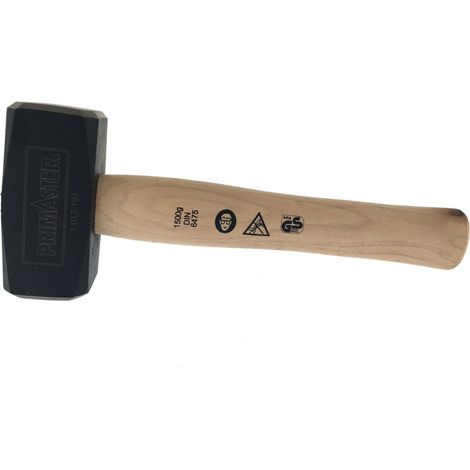 Primaster Fäustel Vorschlaghammer Abbruchhammer Holzstiel 1500g