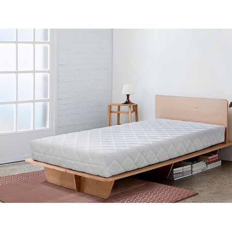 Matelas LIT ENFANTS 80X160 VISCO SOJA Épaisseur 18 CM Déhoussable, Mémoire de forme Tissu Bambou
