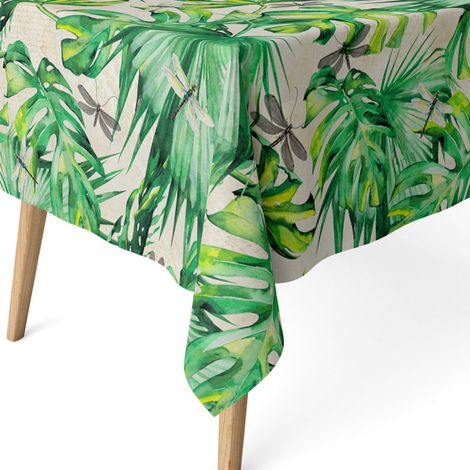 Nappe Anti-Taches enduite Coton rectangulaire 260x140 cm (1/5)