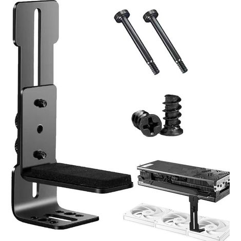 Supporto GPU anti-flessione,Supporto GPU regolabile in acciaio inossidabile,Supporto GPU resistente all'usura (1/5)