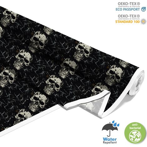 Outdoor dekostoffe oxford - Motiv der Schädel I DX4940 (1/5)
