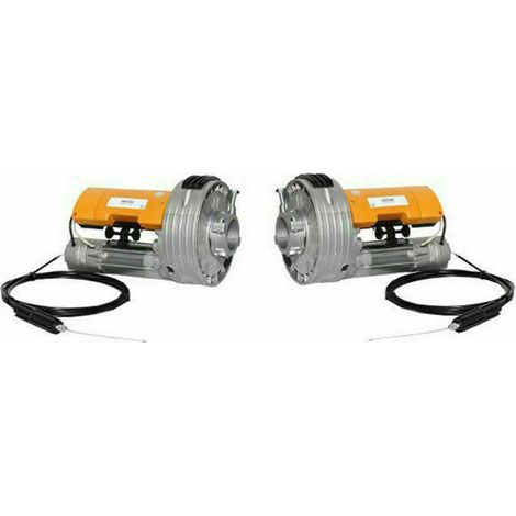 Automazione Serranda Motore Kit 2 Motori Acm Da 170kg Garage Saracinesca + Freno