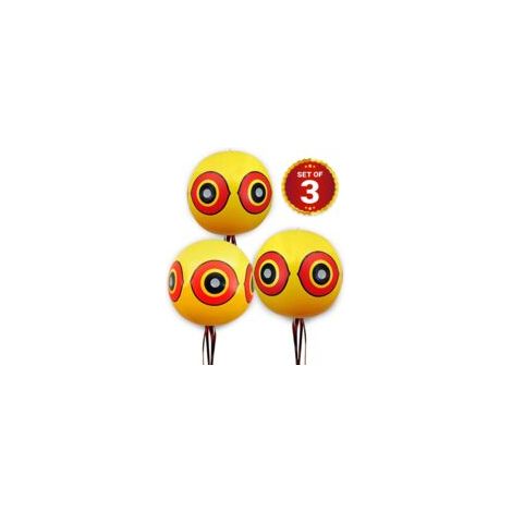 Insektenballons – Zur Abwehr von Tauben, Krähen und anderen Insekten – Zur Verwendung mit Ultraschallgeräten/Spikes/Netzen – 3er-Pack – Crezuo