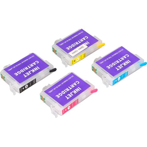 Cartouches d'encre PP rechargeables, remplaçant les cartouches XP-200, XP-300, XP-400, WF-2520, WF-2530 et WF-2540. (1/5)