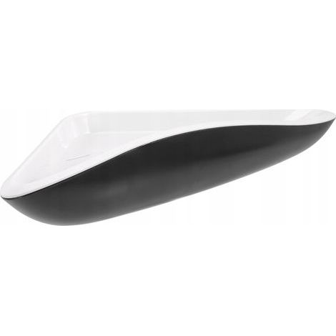 Étagère Coin Plastique Noir Salle Bain Douche (1/4)