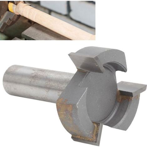 Fraise A Rainurer En T - 12 7 Mm - 3 Dents - Pour Defonceuse - Bois Et Panneaux - 1 Piece (1/5)