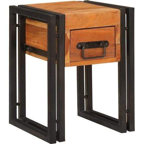 Maison Exclusive - Beistelltisch mit Schubladen 30 x 30 x 40 cm M