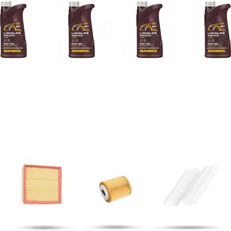 Kit tagliando 3 FILTRI e 4L OLIO compatibile con Ds3 CrossBack 1.5 BlueHdi 81kw dal 2021 (1/4)