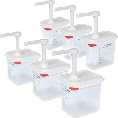 BRB Lot économique avec 2 x 3 distributeurs de pompe, 3 distributeurs de pompe 1,5 l + 3 distributeurs de pompe 2,6 l (1/3)