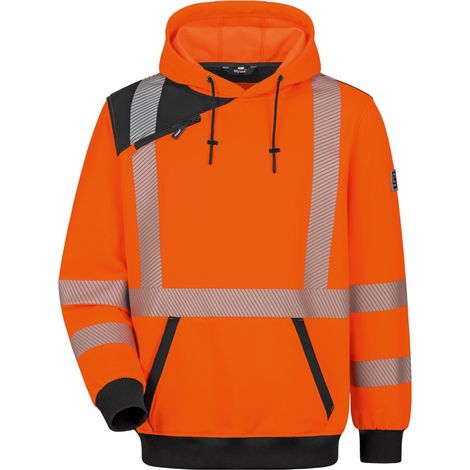 Feldtmann Elysee Warnschutz-Hoodie Fridoli 22614 Gr. XL leuchtorange/schwarz