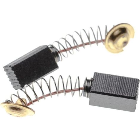YMYNY Lot de 2 Balais de Charbon pour Moteur Électrique - 6,5 x 7,5 x 13,5mm - Compatible avec Hitachi WR14VB, WR16SA et Autres Outils Électriques (1/2)
