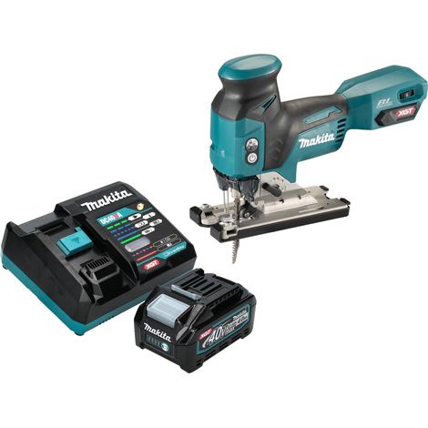Makita JV 001 GM101 Scie sauteuse sans fil 40 V max. 135 mm Brushless + 1x batterie 4,0 Ah + chargeur (1/5)