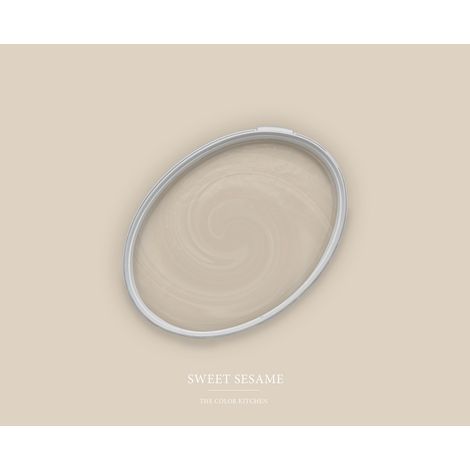 Wandfarbe Beige matt The Color Kitchen Sweet Sesame Exklusive Innendispersion Hohe Deckkraft 2.5 Liter (1/4)