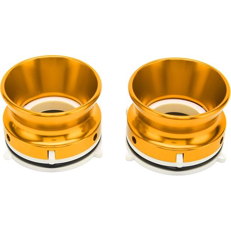 1 Paire d'Adaptateurs NAB en Alliage d'Aluminium Poli Professionnel 10 Pouces pour Studer Revox Akai Teac (1/5)