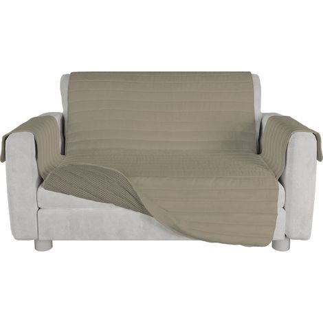 MB HOME BASIC Copridivano Antiscivolo Cozy, Tortora, 2 Posti (1/5)