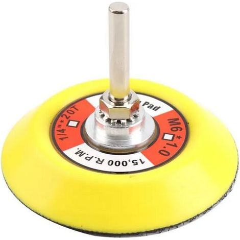 6 pièces Disque de polissage, diamètre intérieur 7,6 cm, pour perceuse électrique, usage automobile et maritime (1/4)