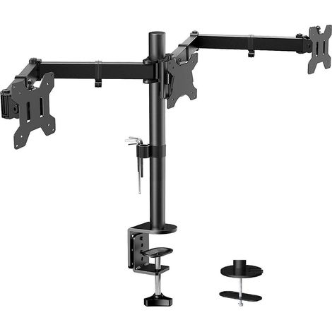 Monitor Halterung Triple 3 Monitore 13-27 Zoll 10 kg Arm VESA 75 100 mm (1/5)