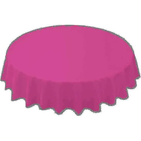 Nappe ronde de 213 cm (84 pouces) de diamètre, simple, jetable, imperméable, en PE épais, idéale pour la maison (1/5)