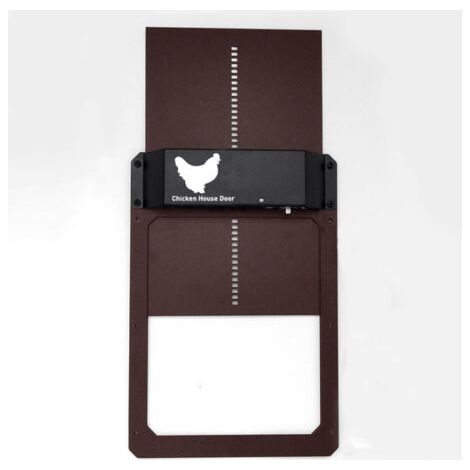 Porte de poulailler automatique sensible à la lumière, porte de poulailler, porte pour animaux domestiques (1/4)