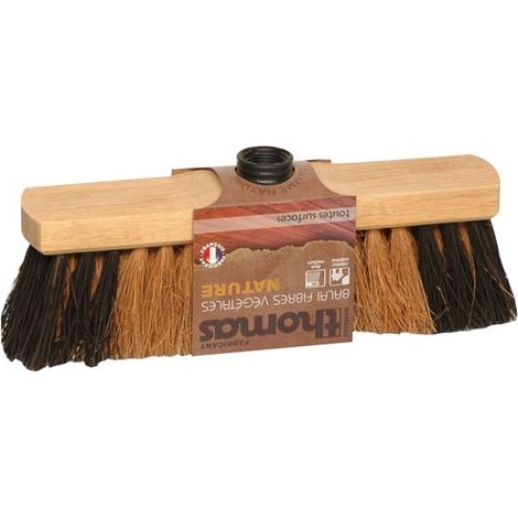 Cepillo Nature Coco Moustache 29cm Fibras Vegetales - Thomas