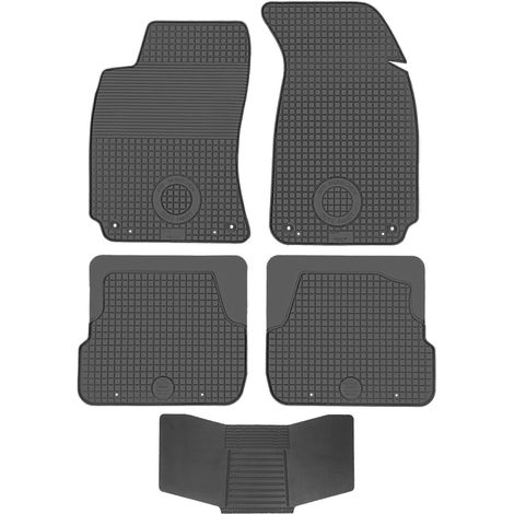 Tappetini DOMA 211143 + copertura 251992 - Skoda SuperB I 2001-2008 AV anteriore montato sul bloccasterzo