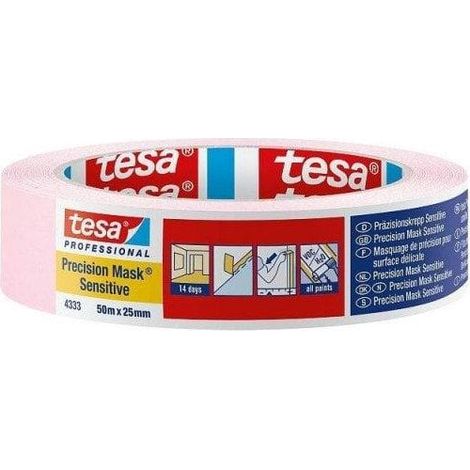Ruban de masquage Tesa Precision Sensitive 50 m 25 mm (1/3)