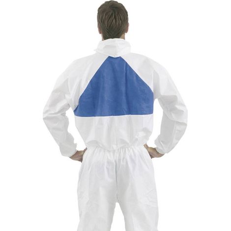 3 M 4540 WL COMBINAISON DE PROTECTION, GRANDE, BLANC : TAILLE : L