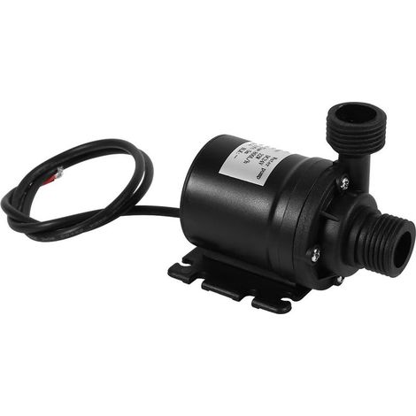 Pompe à Eau Submersible 800L/H 22W G 1/2'' DC 24V pour Fontaine Aquarium Bassin Piscine Etang (1/5)
