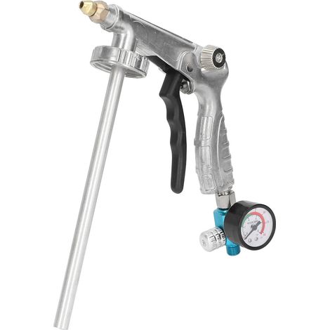 Pistolet pulvérisateur anti-corrosion sous carrosserie en alliage d'aluminium avec manomètre réglable pour protection rouille auto et traitement châssis (1/5)