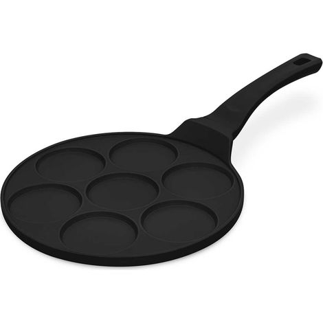 Sartén de titanio de 26 cm para tortitas Berlinger Haus BH-7793, color rosa negro. (1/5)