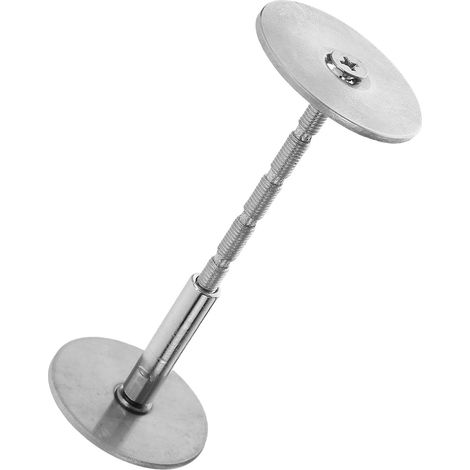Cache Serrure Porte D'entrée en Acier Inoxydable Argenté, Plaque de Recouvrement Ronde Facile à Installer pour Décoration et Sécurité de Porte (1/5)