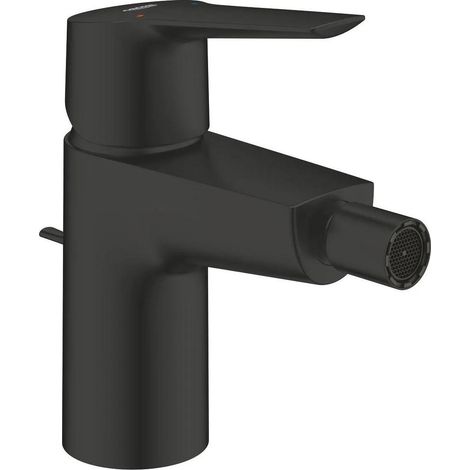 Grifo de bidé grohe moderno negro 18 cm metal