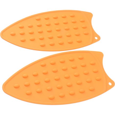 Orangefarbene Silikon-Bügelmatte, stoß- und hitzebeständig, für Bügelbretter (1/5)