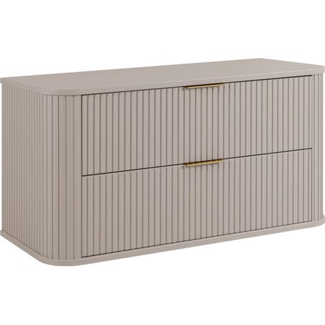 Meuble sous vasque à suspendre GLAMOUR CACHEMIRE 100 cm (1/5)