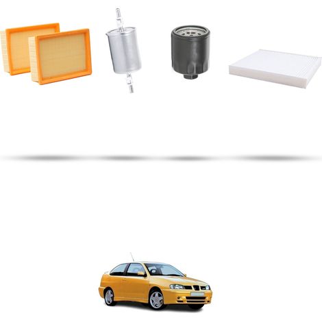 Kit tagliando 4 filtri compatibile con Seat Cordoba II 1.4i 44kw dal 1999 (1/5)
