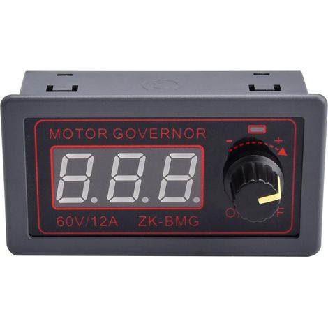 Régulateur de vitesse PWM DC 12V 24V 60V 500W Contrôleur de vitesse de moteur Régulateur de contrôle de vitesse de moteur électrique avec module de pilote de générateur de signal PWM (1/5)