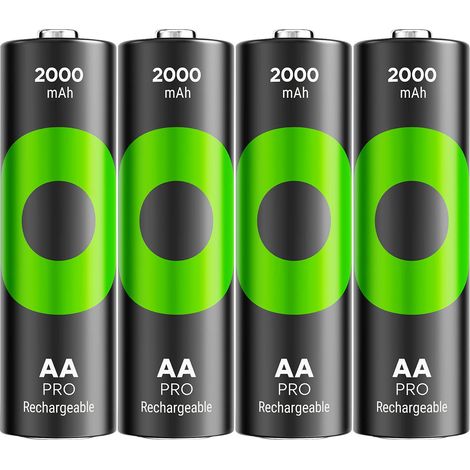 GP ReCyko Pro Pile rechargeable LR6 (AA) NiMH 2000 mAh 1.2 V 4 pc(s) V873493 (1/3)